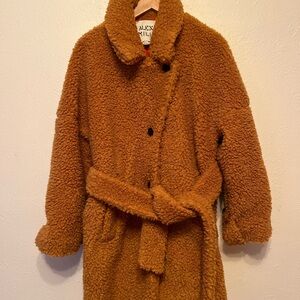 Alex Mill Women's Mustard Yellow Teddy Jacket